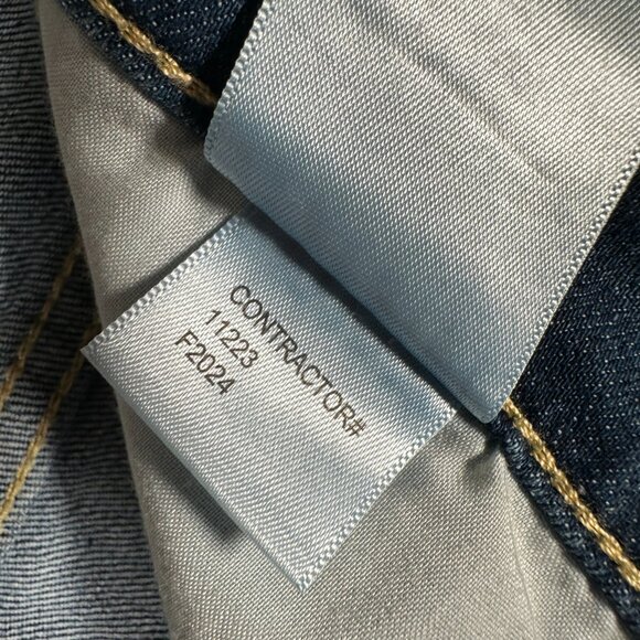 Calvin Klein Jeans Men Size W38 L34 Slim Straight Fit Blue Ashton Cotton Blend - Picture 10 of 13